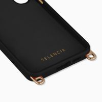 Selencia Rivièra MagSafe Backcover met afneembare haakjes Samsung Galaxy S25 FE - Velvet Black
