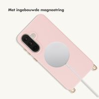 Selencia Rivièra MagSafe Backcover met afneembare haakjes Samsung Galaxy A37 (5G) - Sorbet Pink