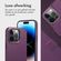 Accezz Leather Bookcase 2-in-1 met MagSafe iPhone 14 Pro - Heath Purple