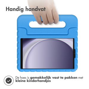 Accezz Kidsproof Backcover met handvat Samsung Galaxy Tab A9 8.7 inch - Blauw