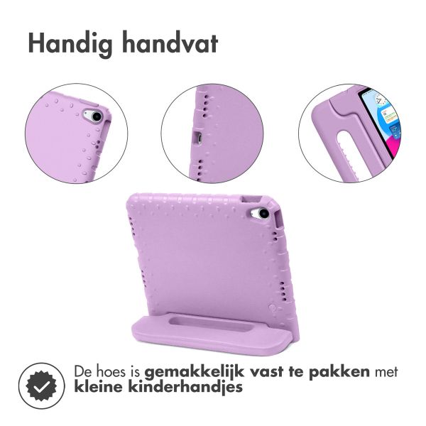 Accezz Kidsproof Backcover met handvat iPad 11 (2025) 11 inch / iPad 10 (2022) 10.9 inch - Lila