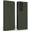 Accezz Premium Leather Slim Bookcase Samsung Galaxy A53 - Groen