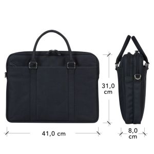 dbramante1928 Ginza Duo Pocket Laptoptas 16 inch - Gerecycled materiaal - Zwart