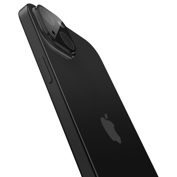 Spigen GLAStR EZ Fit Optik Camera Protector 2 Pack Apple iPhone 15 / 15 Plus - Black