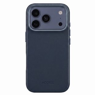 Accezz MagSafe Leather Backcover Apple iPhone 18 Pro Max / 17 Pro Max - Nightfall Blue