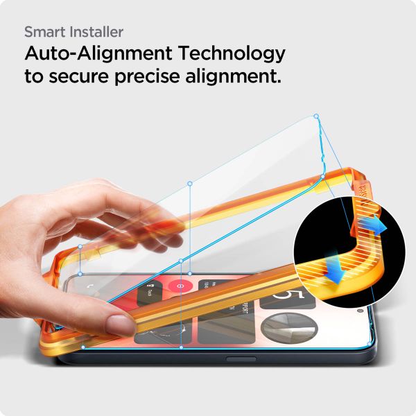 Spigen GLAStR EZ Fit Screenprotector + Applicator Nothing Phone (2a)