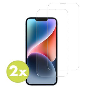 Accezz Gehard Glas Screenprotector 2-pack iPhone 13 / 13 Pro / 14 / 16e