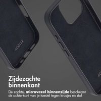 Accezz Echt leren hoesje + MagSafe Wallet Apple iPhone 16 Pro Max - Onyx Black