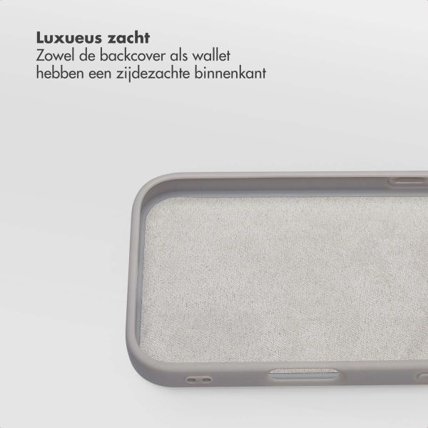 Accezz Edge Uitneembare Bookcase met MagSafe Apple iPhone 18 Pro / 17 Pro - Grijs