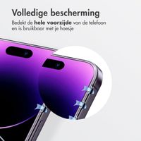 Accezz Gehard Glas Screenprotector + Applicator iPhone 14 Pro
