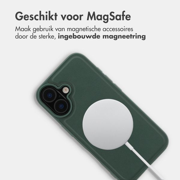 Accezz Edge Backcover met MagSafe Apple iPhone 16 - Groen