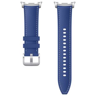Samsung Originele Hybrid Vegan Leather Band Galaxy Watch 8 40/44 mm / Classic 46 mm - S/M/L - Navy