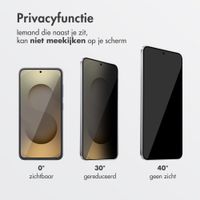 Accezz Gehard Glas Privacy Screenprotector + Applicator Samsung Galaxy S25 Ultra