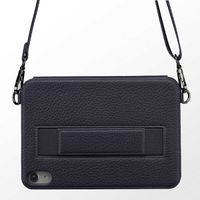 Accezz Trifold Bookcase with Handstrap iPad Mini 7 (2024) / iPad Mini 6 (2021) - Donkerblauw