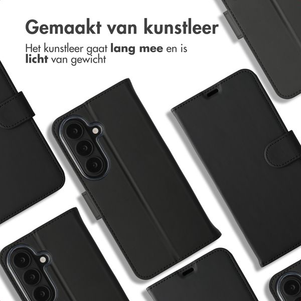 Accezz Wallet Softcase Bookcase Samsung Galaxy S26 Plus - Zwart