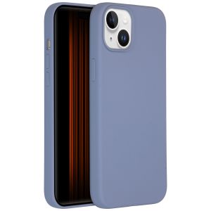 Accezz Liquid Silicone Backcover iPhone 15 Plus - Lavender Grey