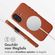 Accezz MagSafe Leather Backcover iPhone 16 - Sienna Brown