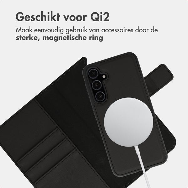 imoshion Uitneembare 2-in-1 Luxe Bookcase Samsung Galaxy A55 - Zwart