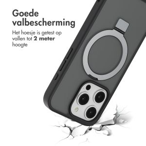 Accezz Ring Stand Backcover met MagSafe iPhone 15 Pro - Zwart