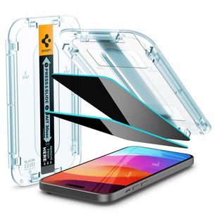 Spigen GLAStR Privacy EZ Fit Screenprotector + Applicator Apple iPhone 15