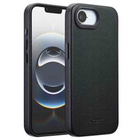 Accezz MagSafe Leather Backcover Apple iPhone 16e - Onyx Black