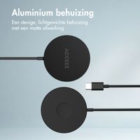 Accezz Wireless Charger USB-C - MagSafe Draadloze Oplader - 1 meter - Zwart