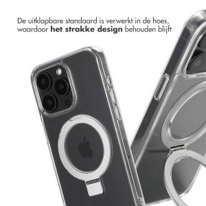 Accezz Ring Stand Backcover met MagSafe iPhone 15 Pro Max - Transparant