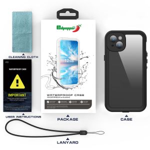 Redpepper Dot Plus Waterproof Backcover iPhone 15 Plus - Zwart