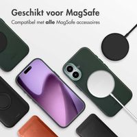 Accezz MagSafe Leather Backcover Apple iPhone 17 - Cedar Green