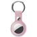 Accezz Genuine Leather Keychain Case Apple AirTag - Roze