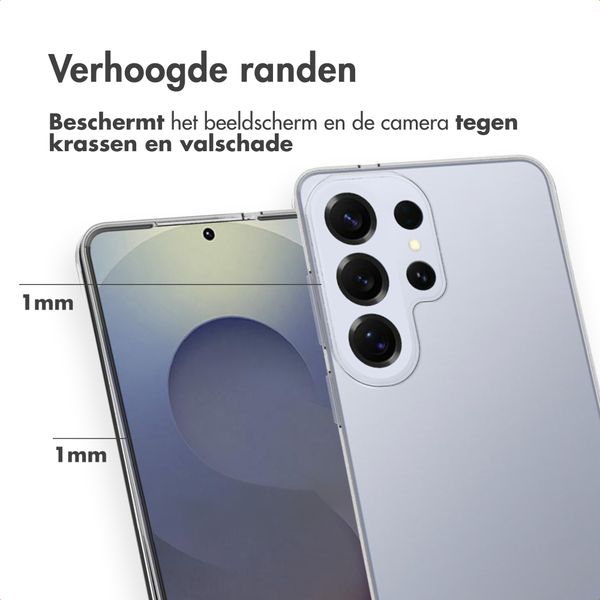 Accezz Clear Backcover Samsung Galaxy S26 Ultra - Transparant