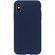 Accezz Liquid Silicone Backcover iPhone Xs / X - Blauw