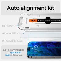 Spigen GLAStR EZ Fit Screenprotector + Applicator 2-pack Apple iPhone 14 Pro Max