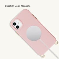 Selencia Rivièra MagSafe Backcover met afneembare haakjes Apple iPhone 11 - Sorbet Pink