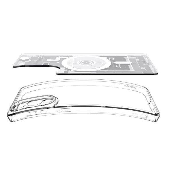 Spigen Ultra Hybrid Zero One MagFit Backcover Samsung Galaxy S25 Edge - Wit