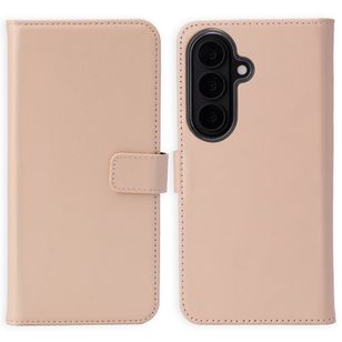 Selencia Echt Leren Bookcase Samsung Galaxy S26 - Dusty Pink