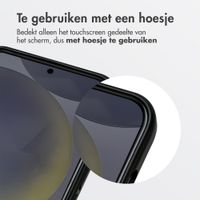 Accezz Gehard Glas Privacy Screenprotector + Applicator Samsung Galaxy S24 FE