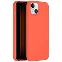 Accezz Liquid Silicone Backcover met MagSafe Apple iPhone 15 Plus - Nectarine
