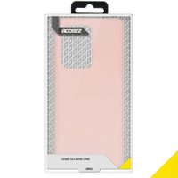 Accezz Liquid Silicone Backcover Samsung Galaxy S20 Ultra - Roze