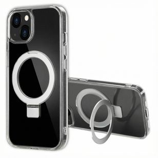 Accezz Ring Stand Backcover met MagSafe Apple iPhone 13 - Transparant