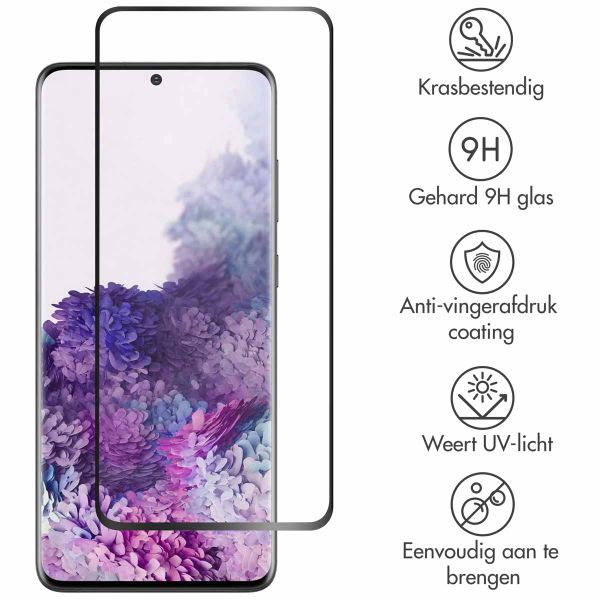 Accezz Gehard Glas Full Cover Screenprotector Samsung Galaxy S20 Plus