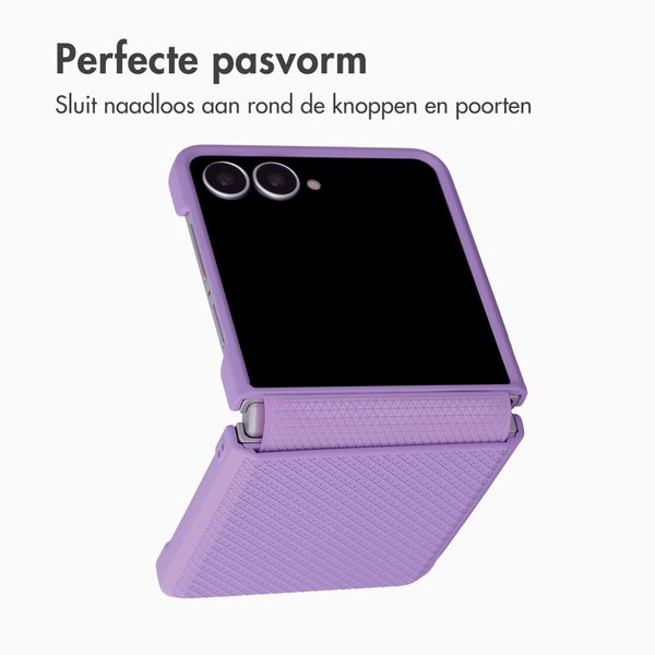 Accezz Grid Backcover Samsung Galaxy Z Flip 8 - Lila