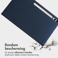 Accezz Classic Tablet Case Samsung Galaxy Tab S10 Plus / Tab S9 FE Plus / Tab S9 Plus - Donkerblauw
