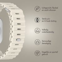 Accezz Ocean bandje Apple Watch | 44/45/46/49 mm - Sterrenlicht
