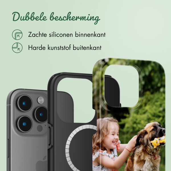 Ontwerp je eigen tough case met MagSafe Apple iPhone 15 Pro Max - Zwart