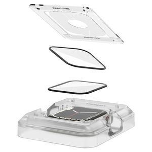 Spigen Pro Flex EZ Fit Screenprotector met applicator Apple Watch Series 7/8/9 - 45 mm - Transparant