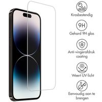 Accezz Gehard Glas Screenprotector 2-pack iPhone 15 Pro Max / 15 Plus / 16 Plus