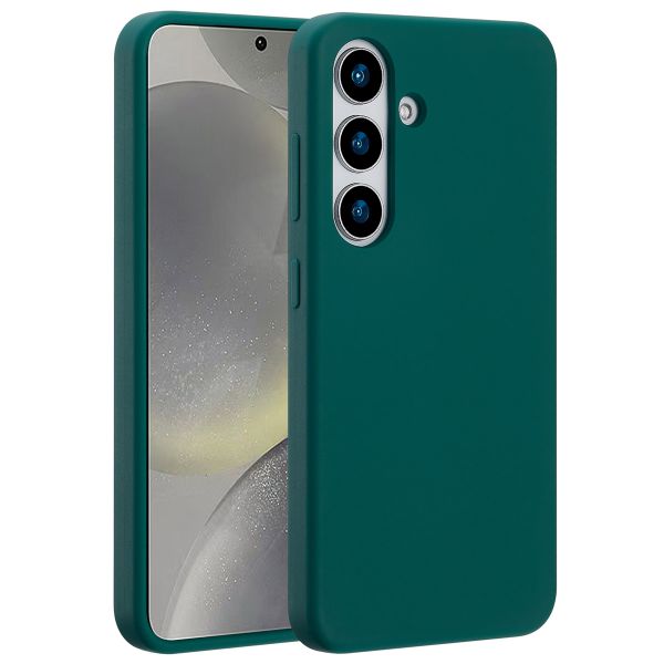 Accezz Liquid Silicone Backcover met MagSafe Samsung Galaxy S25 - Forest Green