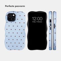 Selencia Vivid Wavy Backcover met MagSafe Apple iPhone 15 - Happy Dots Digital Sky