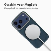 Accezz Mesh Backcover met MagSafe Apple iPhone 17 Pro - Donkerblauw